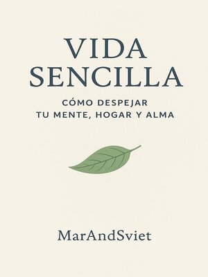 cover image of Vida Sencilla